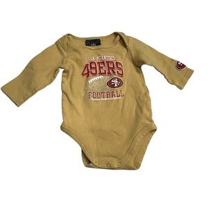 Team Apparel 49ers Baby Bodysuit - Gold